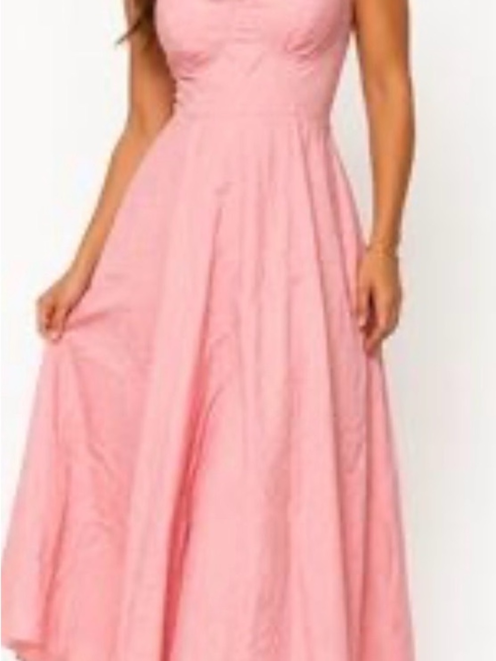 Fashion Nova Dusty Pink Sleeveless Maxi Dress